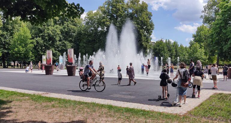 Fontaine sèche, Place de la Pépinière, Nancy
