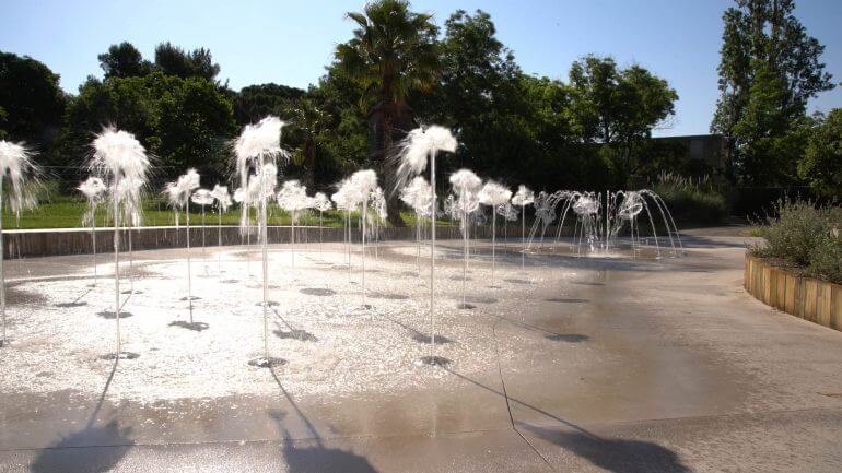 Parc Saint-Exupéry, Vitrolles - Jeux d’eau interactifs paysagers