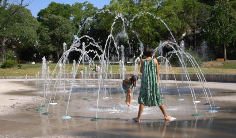 Parc Saint-Exupéry, Vitrolles - Jeux d’eau interactifs paysagers