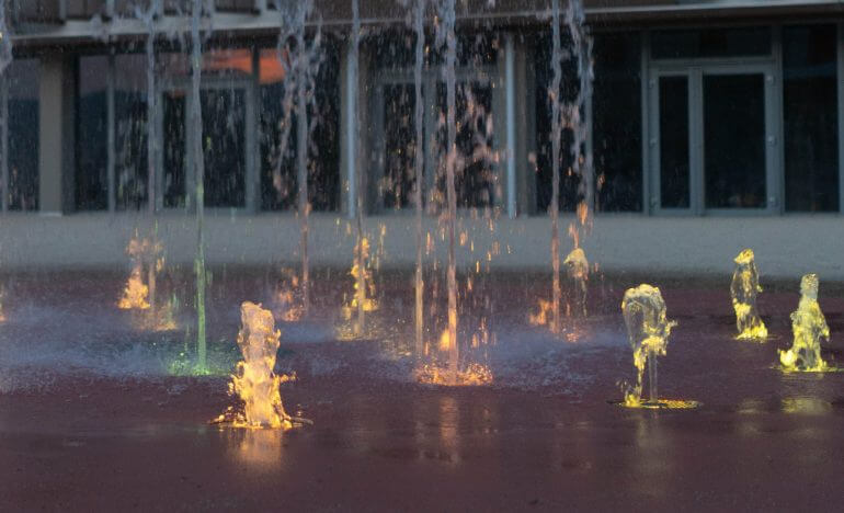 Fontaine sèche du quartier Real Martin Pierrefeu-du-Var