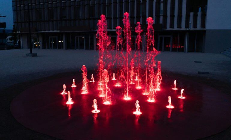 Fontaine sèche du quartier Real Martin Pierrefeu-du-Var