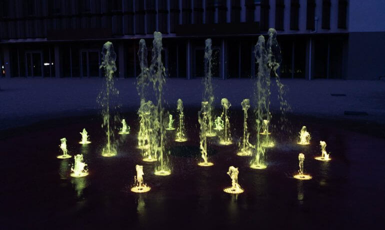 Fontaine sèche du quartier Real Martin Pierrefeu-du-Var